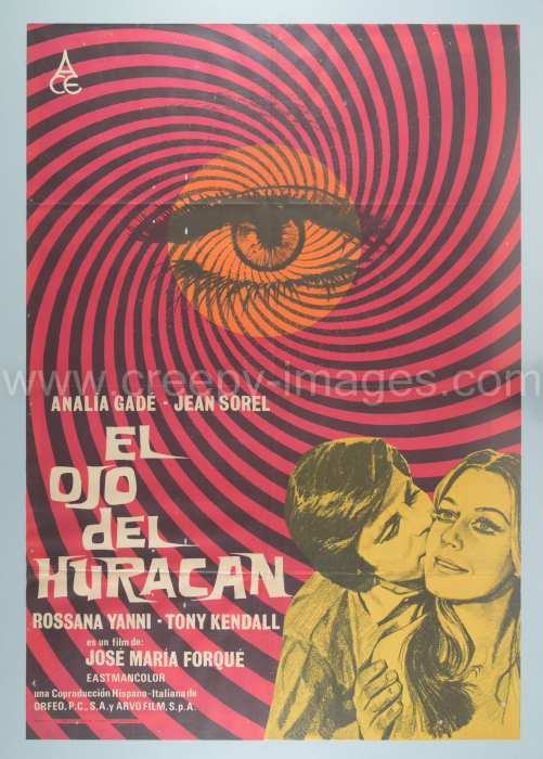 Das Antlitz des Todes / El ojo del huracán - Spanisches Plakat